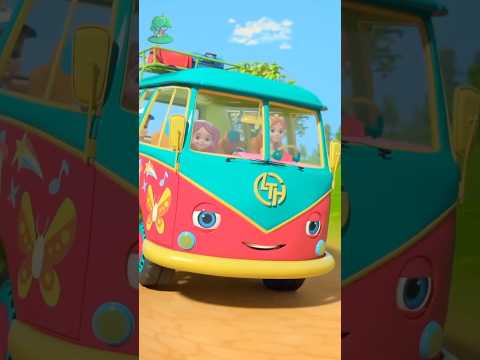 Wheels on the Bus #trending #viral #popular #cartoon #bussong #shorts #youtubekids #ytshorts