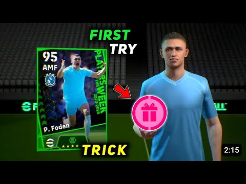 100 Rated P. Foden Trick Form Potw Worldwide May 23 '24 Pack | eFootball 2024 Mobile