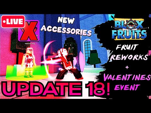 ATUALIZAÇÃO! UPDATE 18!! BLOX FRUITS! EVENT VALENTINES!