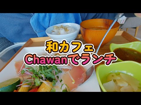 #061 #電動車椅子 で行ける#和カフェ #chawan で#ランチ #薬味 たっぷり #びんちょう鮪 が美味しすぎた。