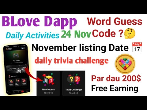 BLove Dapp Free earning platform🔴 BLove Dapp Daily activity 🗝️ ? BLove network new update 💥