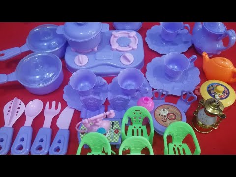 Diy unboxing Miniature plastic full kitchen set collection /ASMR@darazallproductsavailable8895