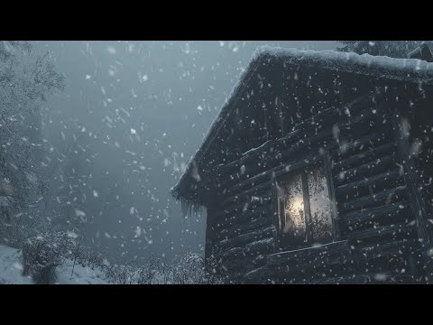 Heavy Blizzard & Blasting Wind Sounds for Deep Sleep | Howling Wind & Blowing Snow | Winter Storm