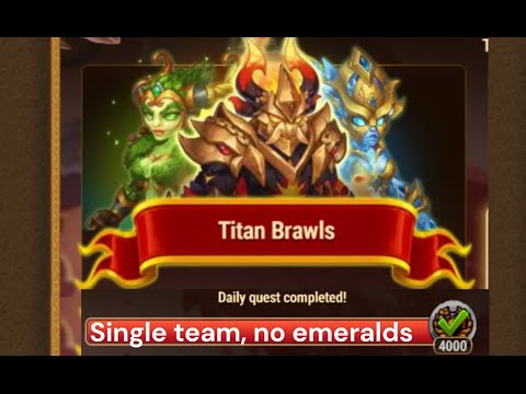 Use this team to pay no emeralds (most likely) | Hero Wars Titan Brawls