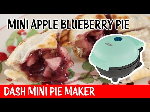 Mini Apple Blueberry Pie - Dash Mini Pie Maker - Day 12 Bonne Maman Advent Calendar 2023 - Pie Crust