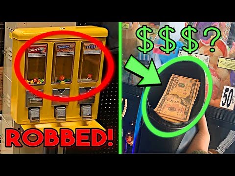 Our Vending Machine Was ROBBED?! COLLECTION DAY