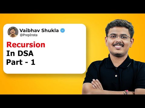 Recursion in DSA | C++ | Part 1