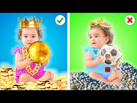 Rich Vs Poor Parenting Tips || Must Have Gadgets, Expensive Items Vs Cheap DIY's by Zoom GO!