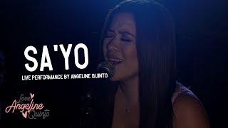 Sa'yo by Silent Sanctuary (Live Performance) | Angeline Quinto