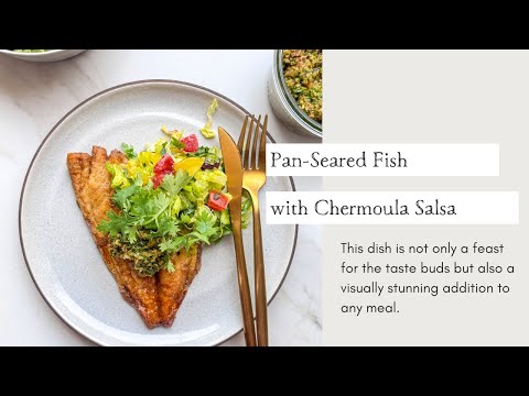 Pan-Seared Fish with Vibrant Chermoula Salsa | Cooking with Zahra