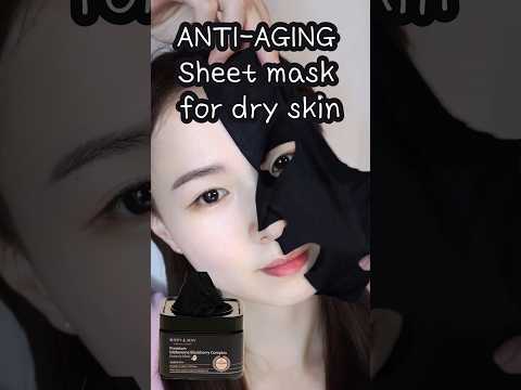 ANTI-AGING sheet mask | K-beauty skincare routine| #marynmay#kbeauty