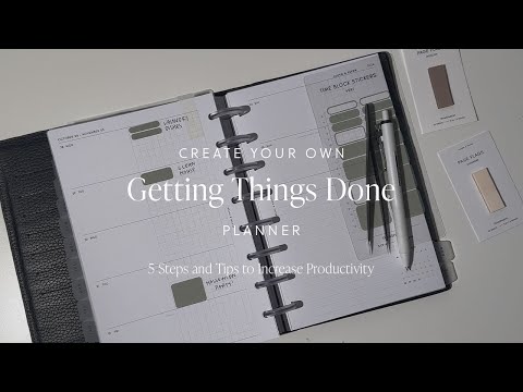 Create Your Own "Getting Things Done" GTD Planner | Cloth & Paper