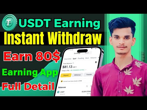 New Usdt Earning Airdrop | Usdt Earning Website Instant Withdraw | New Earning Usdt Earning App