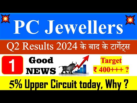 PC Jeweller stock latest news today | Target | pc jeweller share q2 results 2024 | pc jeweller share