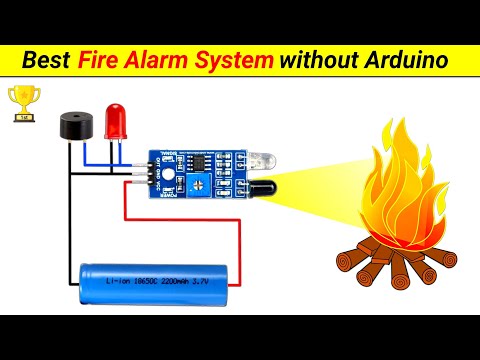 Inspire Award Project || How to make Fire Alarm System using IR Sensor || Science Project