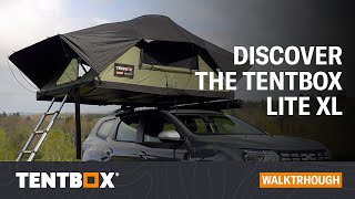 Discover the TentBox Lite XL Roof Tent