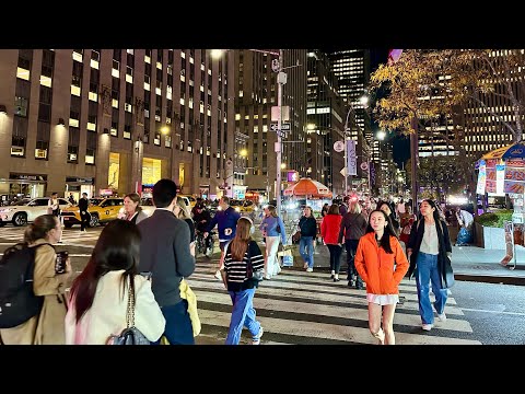 NYC  LIVE In  Manhattan  On  Thursday   Evening      (07 November 2024)