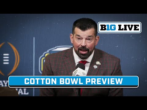 Ryan Day and Steve Sarkisian Preview Matchup | Cotton Bowl Press Conference | B1G Live