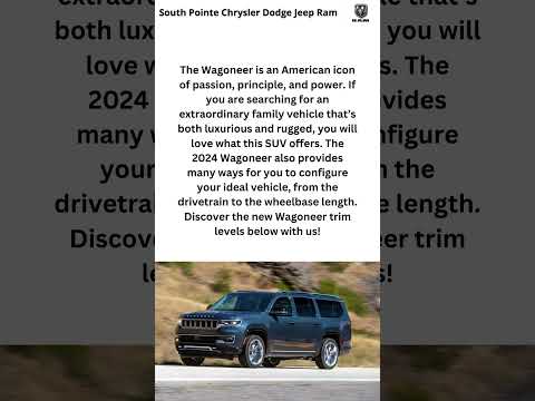 2024 Jeep Wagoneer Trim Levels & Prices | South Pointe Chrysler Jeep Dodge RAM #shorts