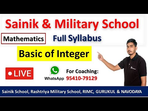 Integer Question By Best Mathematics Teacher for Sainik School Coaching Suraj Sir/Navodaya Vidyalaya