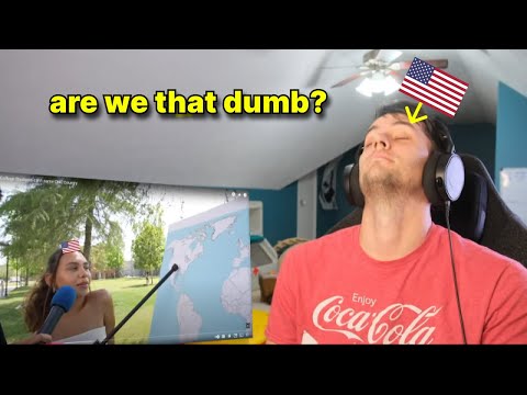 Can American University students name a single country? (American reaction)