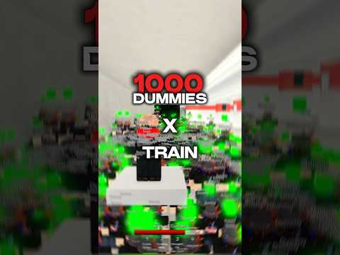 1000 DUMMIES X TRAIN #jujutsushenanigans #roblox #foryou #shenanigans #jjk #jjs #anime