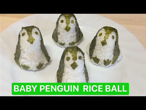 HOW TO MAKE BABY PENGUIN RICEBALL/ BENTO IDEAS