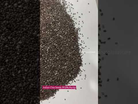 Best quality Indian Chia Seeds with 99.8% purity.        #chiaseeds  #chiaseedsexporters