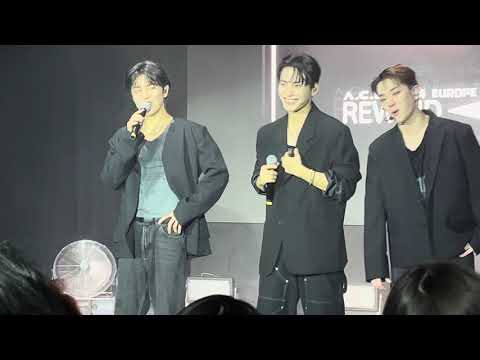 A.C.E reactions to italian choice singing ‘SEI BELLISSIMOOO’ | Rewind Us Eu tour in Milan 25/10/2024