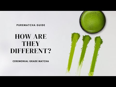 Purematcha Ceremonial Grade Matcha Teas - What's The Difference?