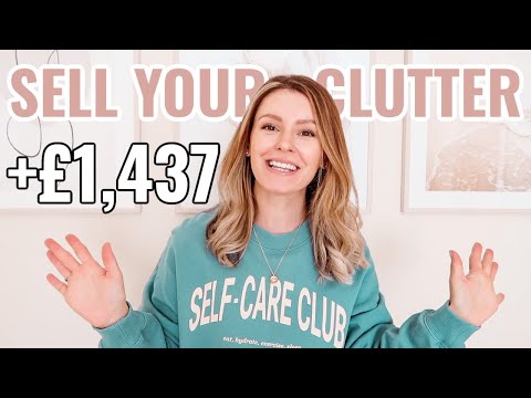 Sell your clutter for cash 💸 How I made £1,437+ selling my clutter online on Vinted, eBay, Ziffit