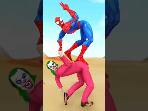 Who is Stronger? Spider-man vs Joker, Venom, Aquaman #gta #spiderman #funnyvideo  #homemaranha