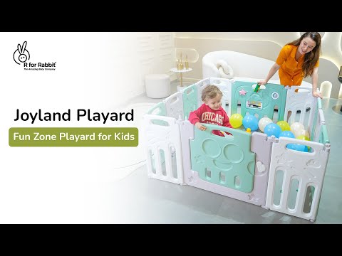 R for Rabbit Joyland Playard For Kids 14-Panel Playard, Babies' Play Area, Indoor Setup