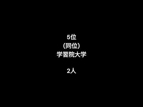 内閣総理大臣出身大学ランキング #shorts