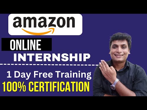 Only 1 Day Free Training with Certificate *Amazon* CDAC Internship Any One Apply | Online Training