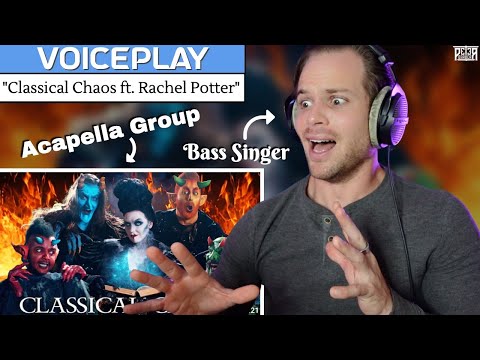 VOCAL PANDEMONIUM! Bass Singer Reaction (& Vocal ANALYSIS) - VoicePlay | Classical Chaos