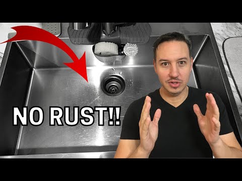 The BEST Way To Protect Stainless Steel Sinks From Water Spots & Rust!!