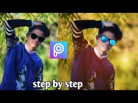 PicsArt Photo editing tutorial || how to change sunglasses colour || PicsArt colour grading editing