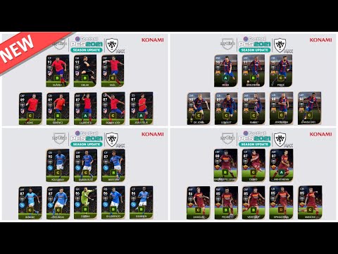 NEXT CLUB SELECTION BARCELONA × ROMA × NAPOLI & ATLÉTICO MADRID MAX RATINGS | PES 21 MOBILE/ COUNSEL