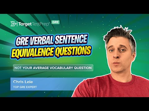 GRE Sentence Equivalence Made Simple with #ChrisLele 🧑‍💻