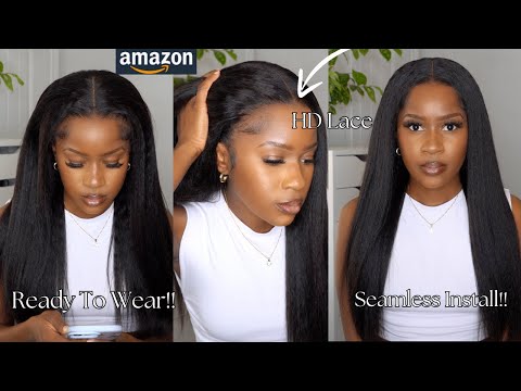 This Amazon Wig Is A Must Grab!!🔥 Its Already Styled!! | HD Lace | Super Easy Install!DomisoHair