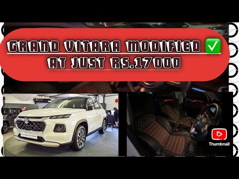 GRAND VITARA MODIFIED ✅                             ONLY AT JUST RS.17000 🤯🔥 IN AUTOSTUNNERSOFFICIAL