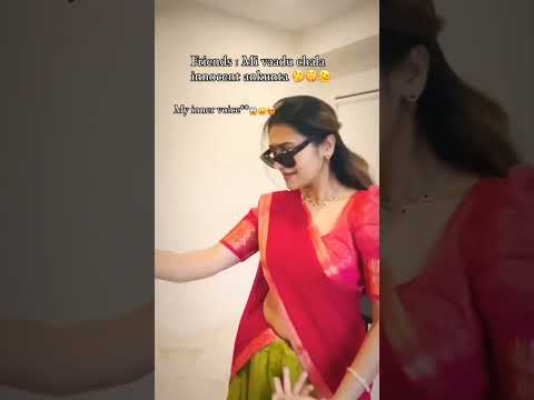 @HarshaHoneyOfficial Cutie Vaishnavi 😘🥀💞🙈 Love Looking Beautiful Dance 🤩 Saree Love #trending #lov