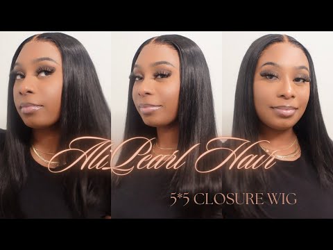 THIS LOOKS LIKE MY REAL HAIR 😳| PRE PLUCKED + PRE CUT CLOSURE WIG EASY INSTALL | ALIPEARL HAIR