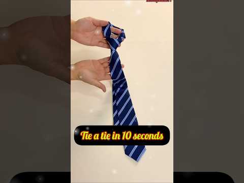 How to Tie a Tie in 10 Seconds! #shorts #fashion #styletips