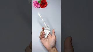 How to make easy paper gun 🔫🤩 #shorts #youtubeshorts #shortvideo #shortsfeed #viralvideo #papercraft