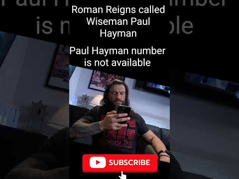 Paul Hayman return, Roman Reigns #wwe #romanreigns