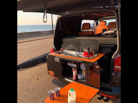 The best and most flexible campervan kitchen layout for vans.