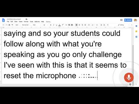 Using Google Doc Voice Typing as Auto-Captions for Lessons Presented to Hearing Impaired Students