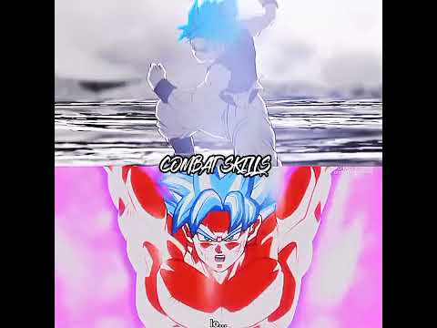 CC GOKU VS MANGA GOKU SUPER SAIYAN BLUE VS UNIVERSAL BLUE